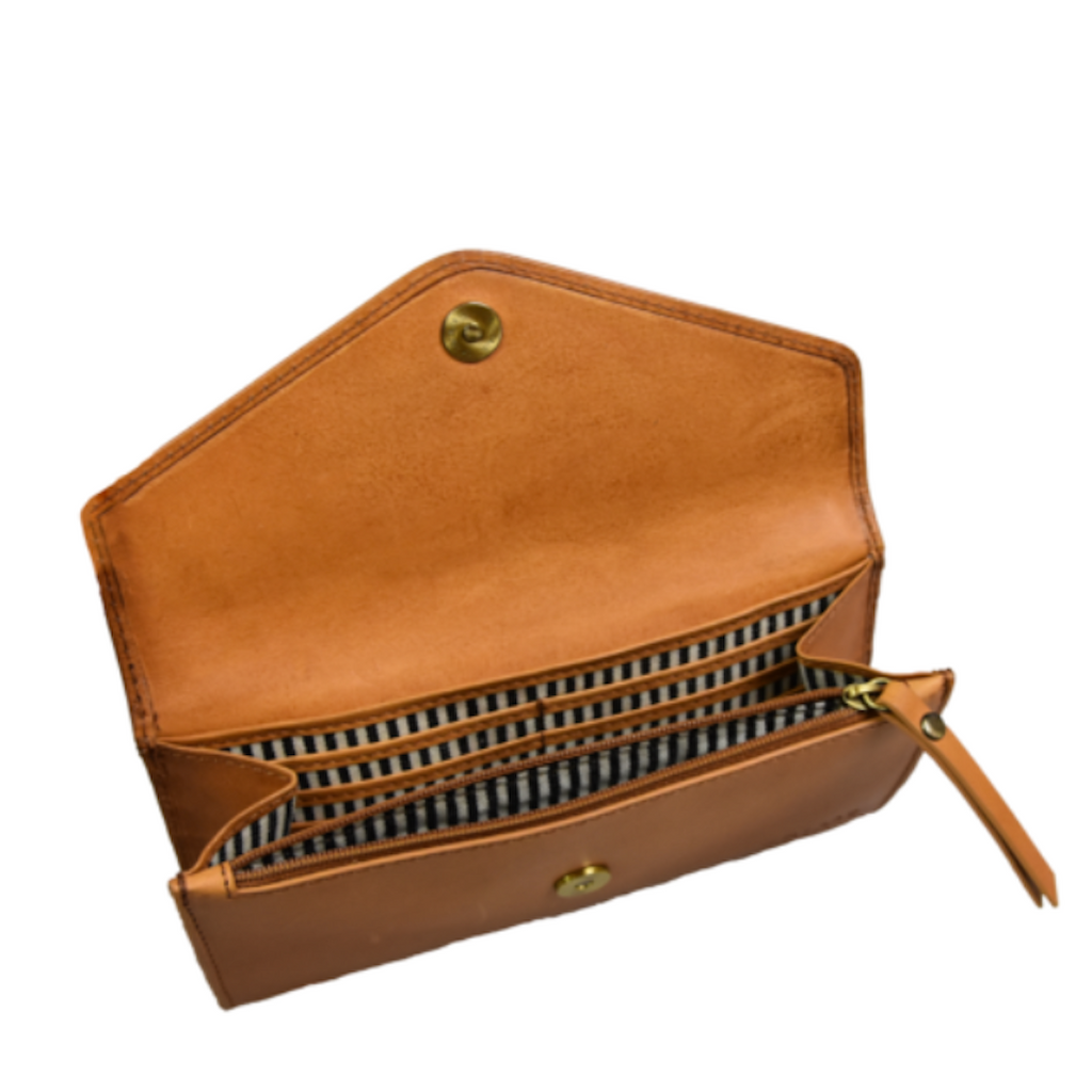 Enveloppe Pixie Pouch Cognac