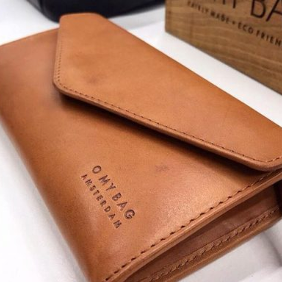 Enveloppe Pixie Pouch Cognac